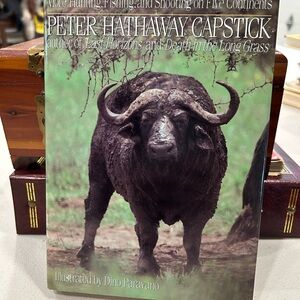 Peter Hathaway Capstick Book with Buffalo Cover